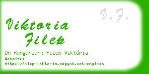 viktoria filep business card